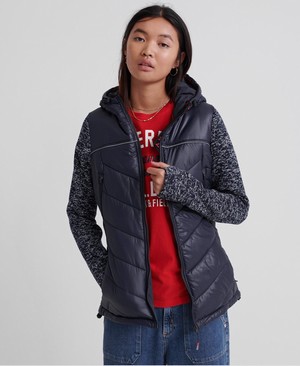 Superdry Storm Classic Női Kabát Sötétkék | JTZEB9048